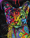 Malen Nach Zahlen Katze Farbenfroh Für Erwachsene Und Kinder