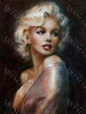 Diamond Painting, Marilyn Monroe, 5D Diamant Malerei Bild, Set mit Zubehör