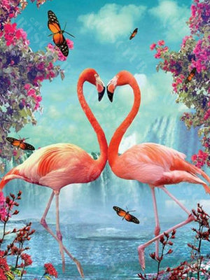 Diamond Painting Flamingos Für Immer Vereint 5D Diamant Malerei Bild Diy Set Mit Strasssteinen Viel